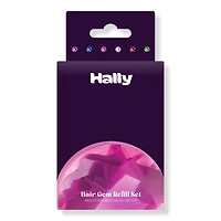 HALLY Gem Pen Hair Gem Refill Set