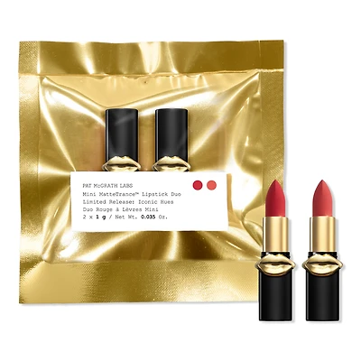 PAT McGRATH LABS Mini MatteTrance Lipstick Duo: Iconic Hues
