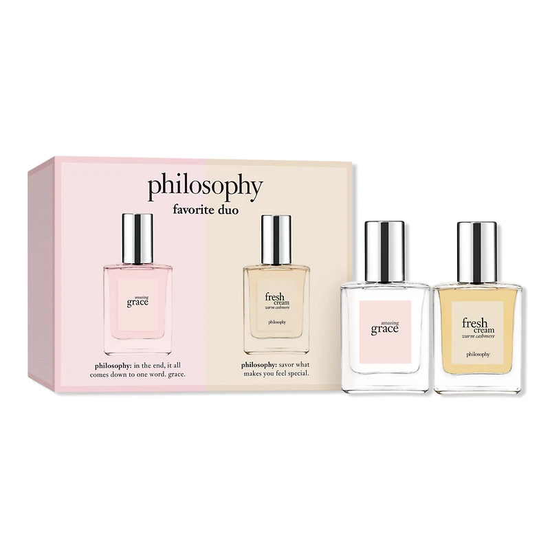 Philosophy Amazing Grace and Fresh Cream Warm Cashmere 2-Piece Mini Gift Set
