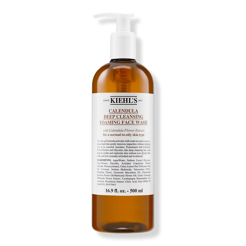 Kiehl's Since 1851 Calendula Deep Cleansing Foaming Face Wash - oz