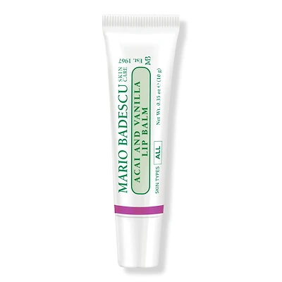 Mario Badescu Squeeze Tube Lip Balm - Acai and Vanilla