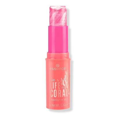Essence Live Life In Coral Blushlighter Stick - Glowin' Coraltastic, Baby!