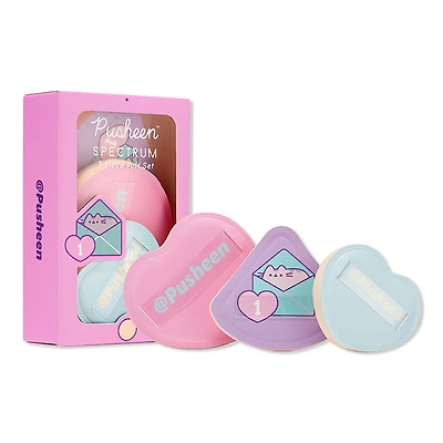 Spectrum Pusheen Gamer Girl 3-Piece Puff Set