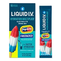 LIQUID I.V. Hydration Multiplier Electrolyte Drink Mix Popsicle Firecracker - ct