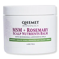 Qhemet Biologics MSM + ROSEMARY Scalp Nutrients Balm