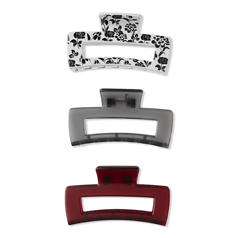 Scunci Primp Claw Clips 3-PK