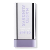 Naked Sundays Clear Glow Face & Body Sun Stick Sunscreen SPF50