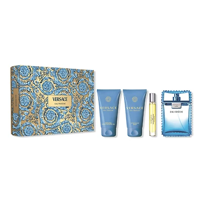 Versace Man Eau Fraiche 4 Piece Gift Set