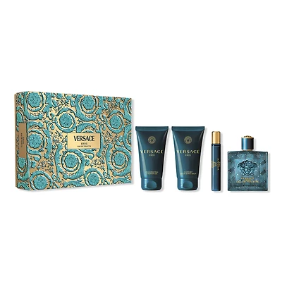 Versace Eros Eau de Toilette 4 Piece Gift Set