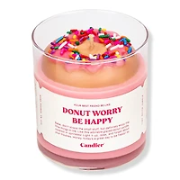 Candier Donut Worry Be Happy Candle