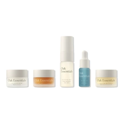 Oak Essentials Mini Routine: 5-Step Travel-Size Skin Gift Set