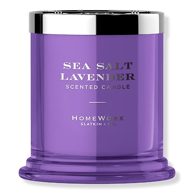 HomeWorx Sea Salt Lavender 1-Wick Scented Candle