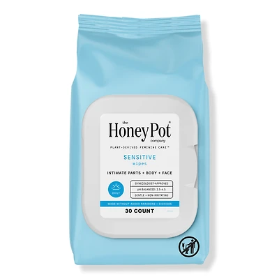 The Honey Pot Company Sensitive Daily Feminine Cleansing Wipes