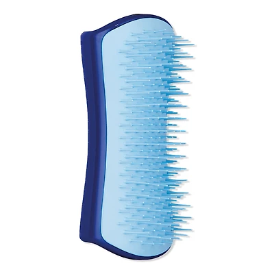 Tangle Teezer Small De-Shedding Dog Grooming Brush - Light Blue/Blue
