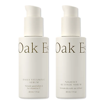 Oak Essentials The Serums: Vitamin C & Retinol Duo