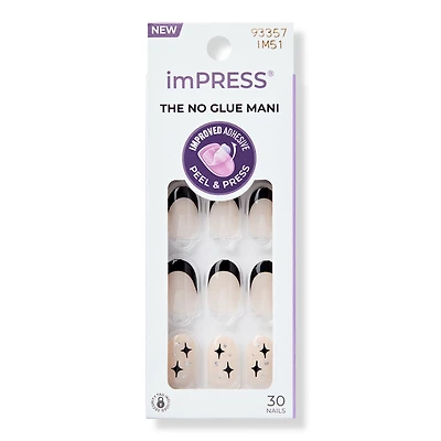 Kiss imPRESS Design Short Press-On Manicure Nails