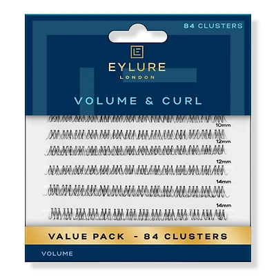 Eylure Volume & Curl Eyelash Clusters Value Pack