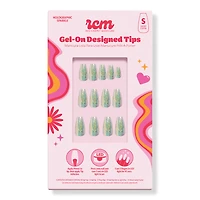 Red Carpet Manicure Gel-On LED Cured Designed Nail Art Tips