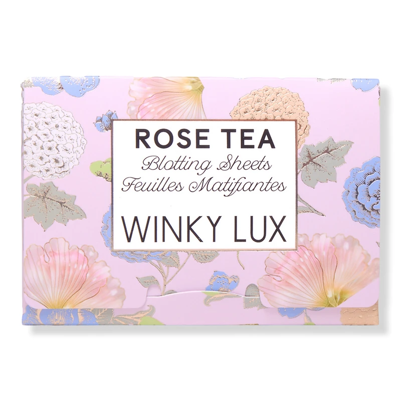 Winky Lux Rose Tea Blotting Sheets