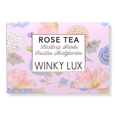 Winky Lux Rose Tea Blotting Sheets