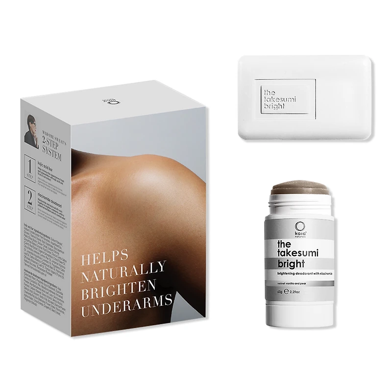 kaia naturals The Takesumi Bright 2-Step System for Brightening Underarms