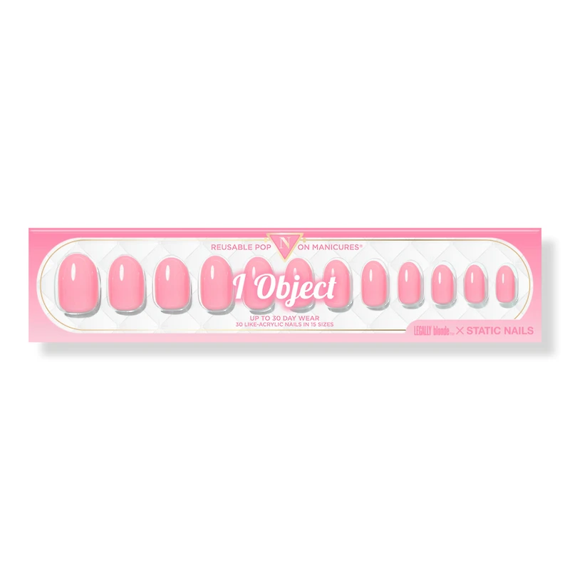 Legally Blonde X Static Nails I Object! Reusable Pop-On Manicures