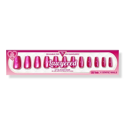 Legally Blonde X Static Nails Lawyered Reusable Pop-On Manicures