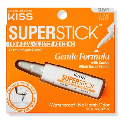 Kiss Super Stick Individual Lash Cluster Adhesive - Clear