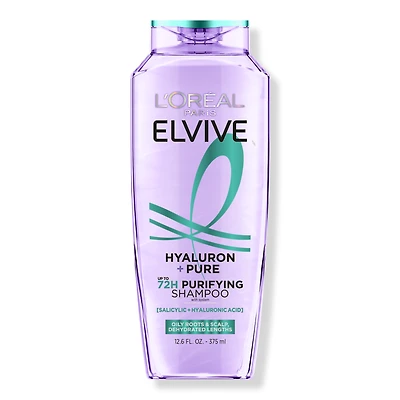 L'Oreal Elvive Hyaluron Plus Pure 72H Purifying Shampoo for Oily Hair
