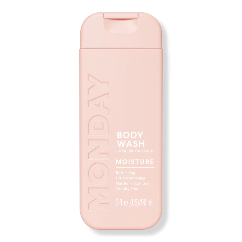MONDAY Haircare Travel Size MOISTURE Body Wash with Hyaluronic Acid