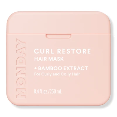 MONDAY Haircare CURL RESTORE Hair Mask with Bamboo Extract for Curly & Coily Hair