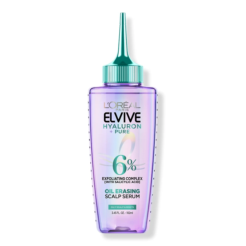 L'Oreal Elvive Hyaluron Pure Oil Erasing Serum, For Oily Hair