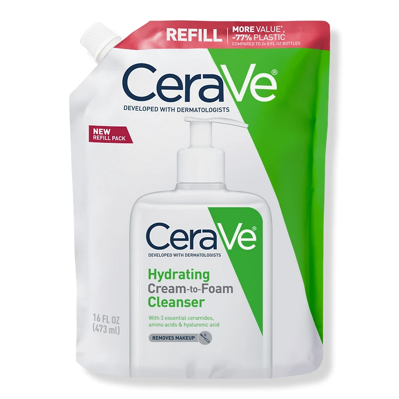 CeraVe Hydrating Cream-to-Foam Cleanser - oz