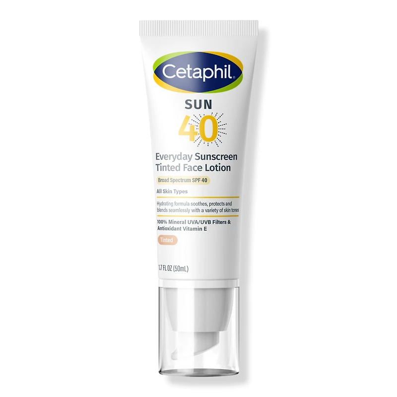 Cetaphil Everyday Sunscreen Tinted Face Lotion SPF 40