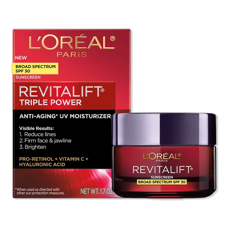 L'Oreal Revitalift Triple Power Face and Neck Moisturizer SPF 30