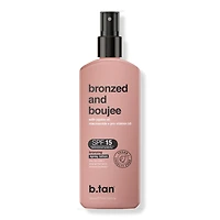 b.tan Bronzed And Boujee SPF 15 Bronzing Spray Lotion