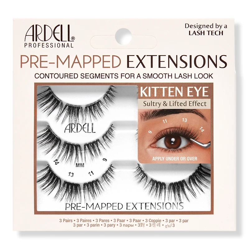 Ardell Pre-Mapped Extensions Refill - Kitten Eye