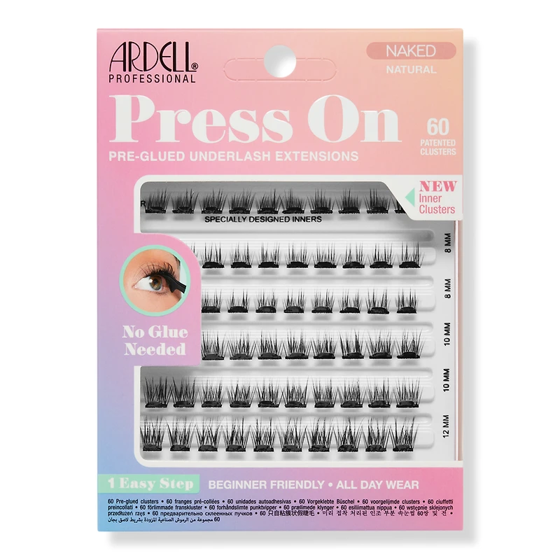 Ardell Press On Pre-glued Underlash Extensions, Naked Natural