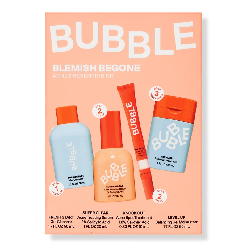 Bubble Blemish Begone Acne Prevention Kit