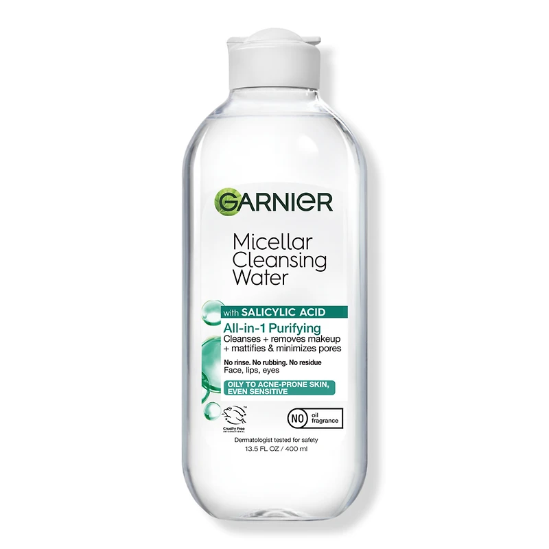 Garnier SkinActive Micellar Cleansing Water and Makeup Remover with Salicylic Acid