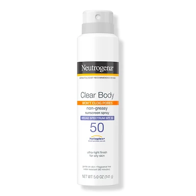 Neutrogena Clear Body SPF 50 Sunscreen Spray
