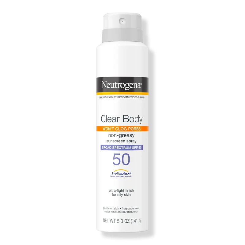 Neutrogena Clear Body SPF 50 Sunscreen Spray