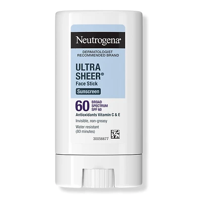 Neutrogena Ultra Sheer Non-Greasy SPF 60 Face Sunscreen Stick