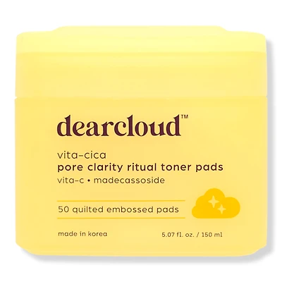 dearcloud Vita-Cica Pore Clarity Toner Pads
