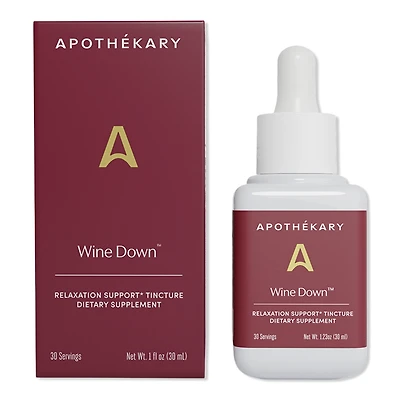 Apothekary Wine Down Relaxation Support Tincture