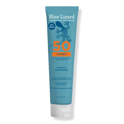 BLUE LIZARD AUSTRALIAN SUNSCREEN Sport Mineral SPF 50 Lotion