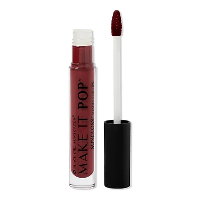 Black Girl Sunscreen Make It Pop Sungloss Shades for Lips SPF 50