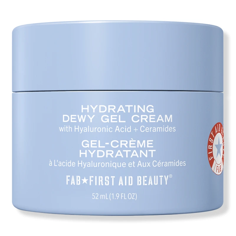 First Aid Beauty Hydrating Dewy Gel Cream Moisturizer with Hyaluronic Acid +Ceramides