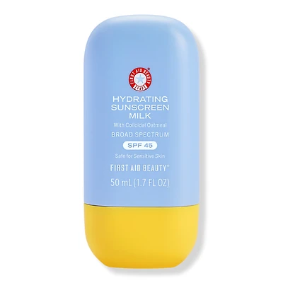 First Aid Beauty Hydrating Sunscreen Milk with Colloidal Oatmeal Broad Spectrum SPF 45