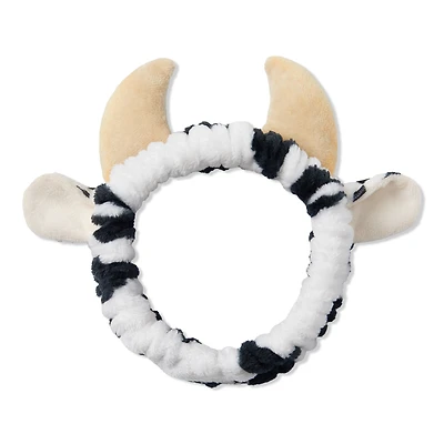 I Dew Care Cow Beauty Routine Spa Headband